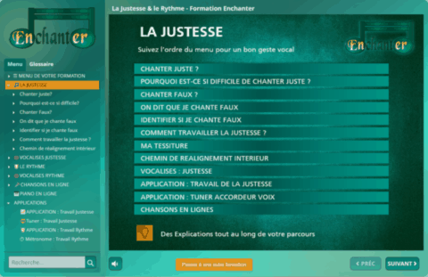 Formation La justesse Formation La justesse